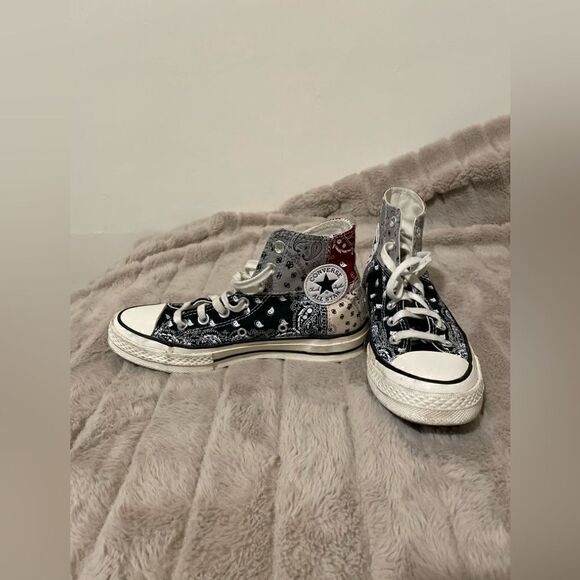 Converse Chuck Taylor All-Star 70s Hi Offspring Paisley Black - Picture 7 of 16